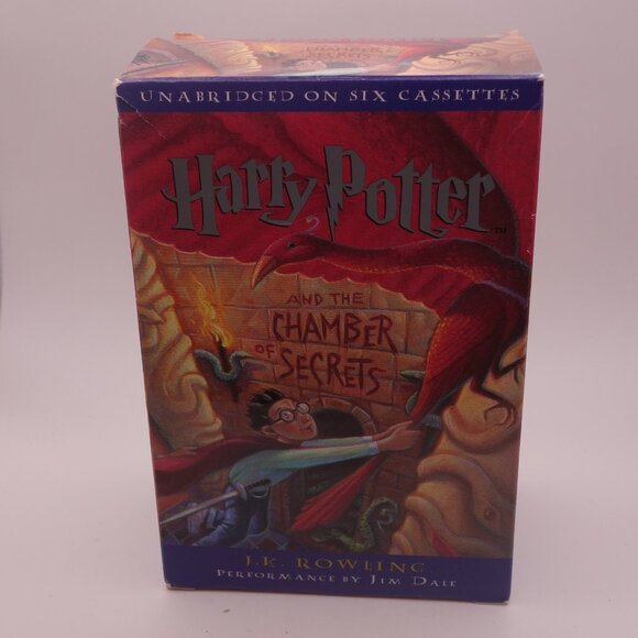 JK Rowling Harry Potter The Chamber of Secrets Six Cassettes ISBN 0-8072-8191-3 - Picture 1 of 16